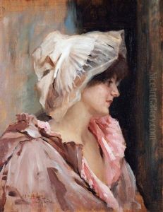 Parisisk Kvinna I Peignoir by Albert Edelfelt