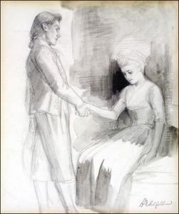 Avskedet by Albert Edelfelt