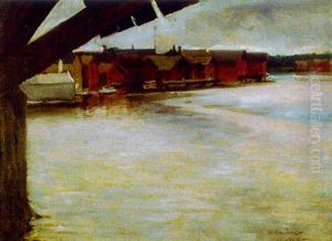 Porvoon Silta by Albert Edelfelt
