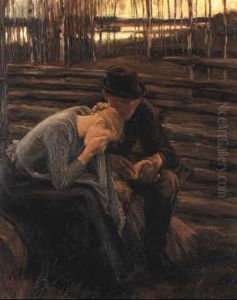 Sorg by Albert Edelfelt