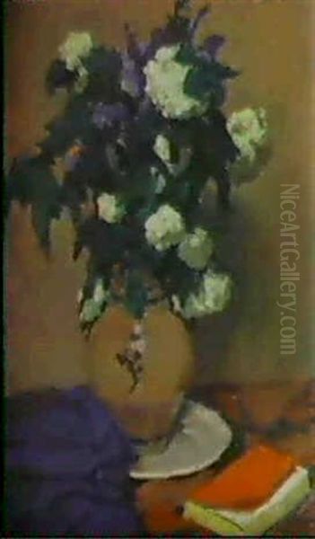 Blumenstrauss Mit Hortensien Und Schwertlilien - view 1