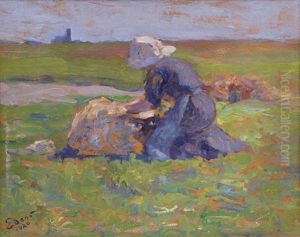 Women At The Riverside by Henning Edens
