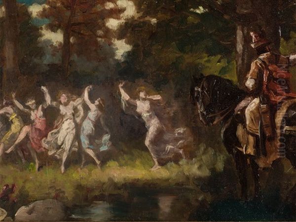Actaeon Surprises Diana - view 1