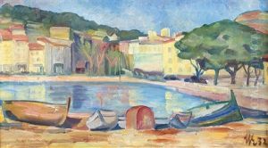 Port In Sudul Frantei by Hans Eder