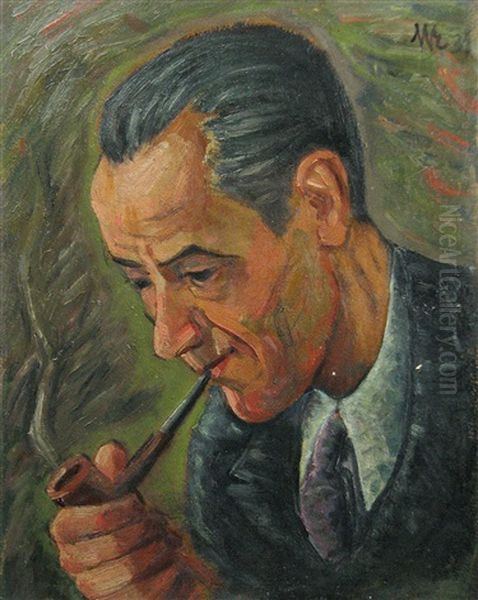 Man With Pipe - view 1