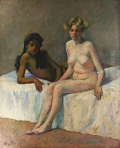 Models In The Painter's Studio - view 1