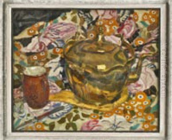 Jugendstil-stilleben Mit Teekessel - view 1