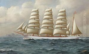 John Ena Sailing On Open Waters by William Edgar