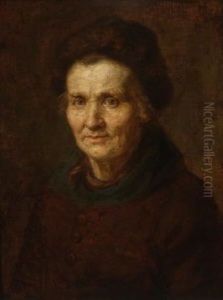 Portrat Einer Alten Frau by Johann Georg Josef Edlinger