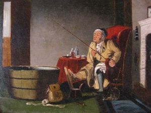 The Gouty Angler by Francis William Edmonds