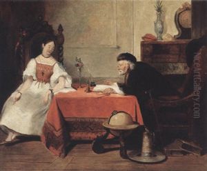 Reading by Francis William Edmonds