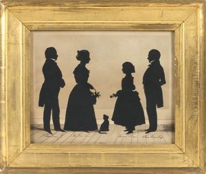 The Swan Family by Augustin Amant Constant Fidele Edouart