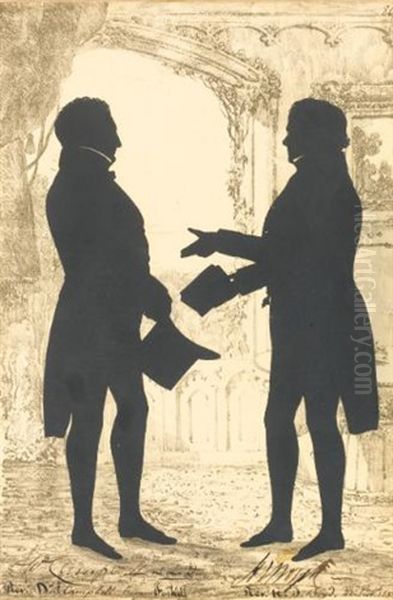An Album Of Silhouettes Of Irish Characters (album W/135 Works) - view 1