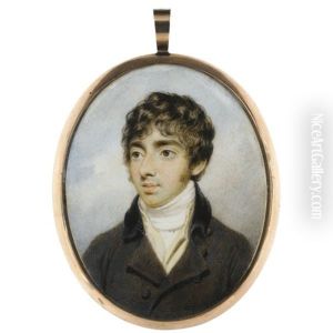 Portrait Of Thomas Girtin by Henry Edridge