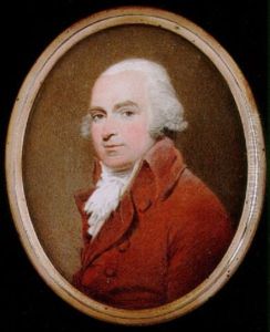 Mr. W. Hodgson Wearing Tan-coloured Coat, White Waistcoat And Tied Stock