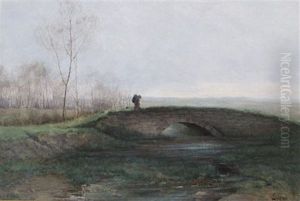 Figure On A Footbridge