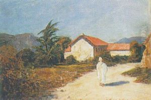 A Figure On A Street (the Canarys?)
