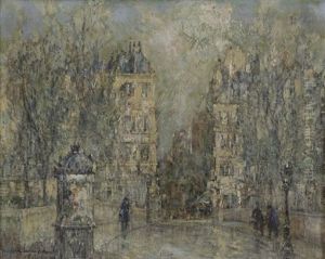 Pont Marie Quaides Celestins Paris by George Wharton Edwards