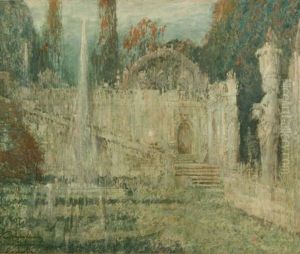 Palace Gardens And Fountain In Caprarola, Italy Palace Gardens And Fountain In Caprarola, Italy