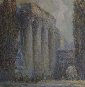 The Temple Of Mars Ultor, Rome by George Wharton Edwards