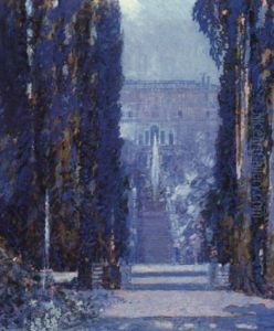 Villa D'este, Tivoli by George Wharton Edwards