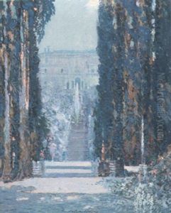 The Villa D'este, Tivoli by George Wharton Edwards