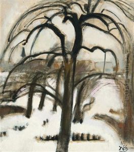 Le Poirier Sous La Neige