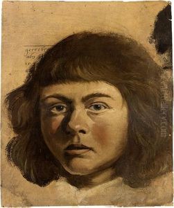 Head Of A Boy by Albert van der Eeckhout