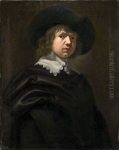 Bildnis Eines Jungen Mannes Mit Hut by Gerbrand Van Den Eeckhout