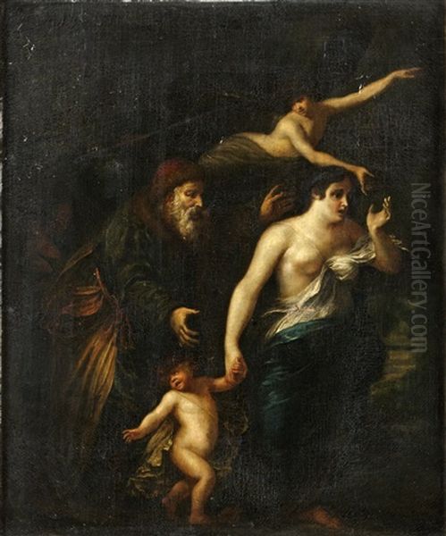Abraham Fordriver Hagar Och Ismael - view 1