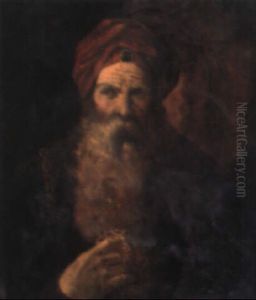 Bildnis Eines Bartigen Mannes Mit Goldkette by Gerbrand Van Den Eeckhout