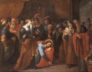 La Mujer Adultera by Gerbrand Van Den Eeckhout