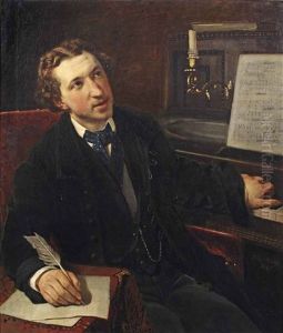 The Young Composer by Jacques Joseph Eeckhout