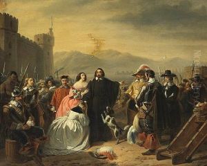 A Prayer Before Battle by Jacques Joseph Eeckhout