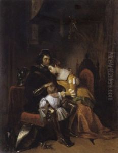 Het Afscheid by Jacques Joseph Eeckhout