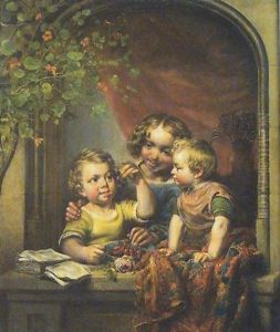 The Cherry Party by Jacques Joseph Eeckhout