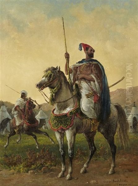 Moghazni A Cheval A Tanger, A Moghazni Rider In Tanger - view 1