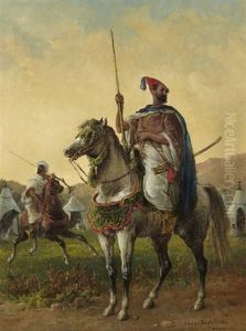 Moghazni A Cheval A Tanger, A Moghazni Rider In Tanger