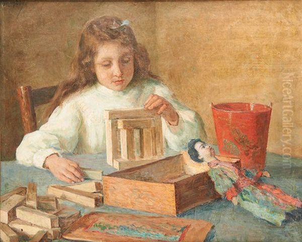 Jeune Fille Jouant - view 1