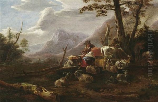 Arkadische Landschaft - view 1