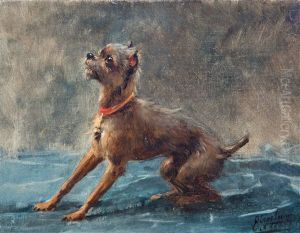 Wachtend Op Een Koekje Van De Baas by Otto Eerelman