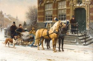 Le Traineau D'hiver by Otto Eerelman