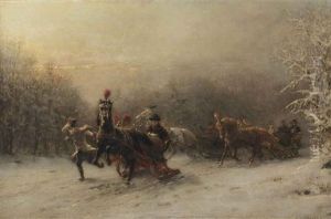 The Sleigh-ride by Otto Eerelman