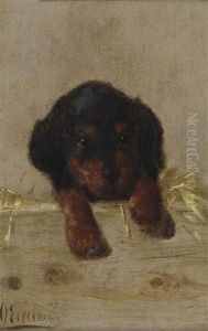 A Dachshund Puppy by Otto Eerelman