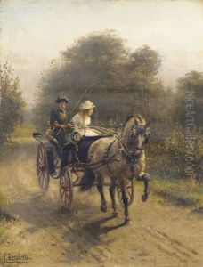 A Riding Tour On A Sunny Afternoon by Otto Eerelman