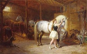 The Stables Of The Scheveningen Circus by Otto Eerelman