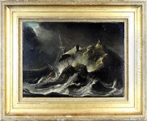 Shipwreck On The Rocks