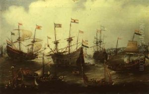 Return To Amsterdam Of The Fleet Of The Dutch East India Company, 1599 Return To Amsterdam Of The Fleet Of The Dutch East India Company, 1599