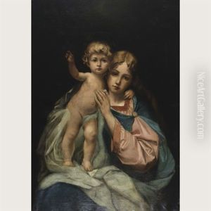 Madonna And Child by Hermann Effenberger