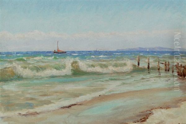 Fra Stranden Ved Hornbaek - view 1
